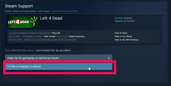 Get A Refund On Steam 