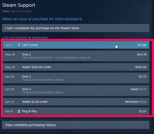 How To Refund A Game On Steam?